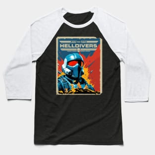 JOIN THE FIGHT - HELLDIVERS 2 Baseball T-Shirt